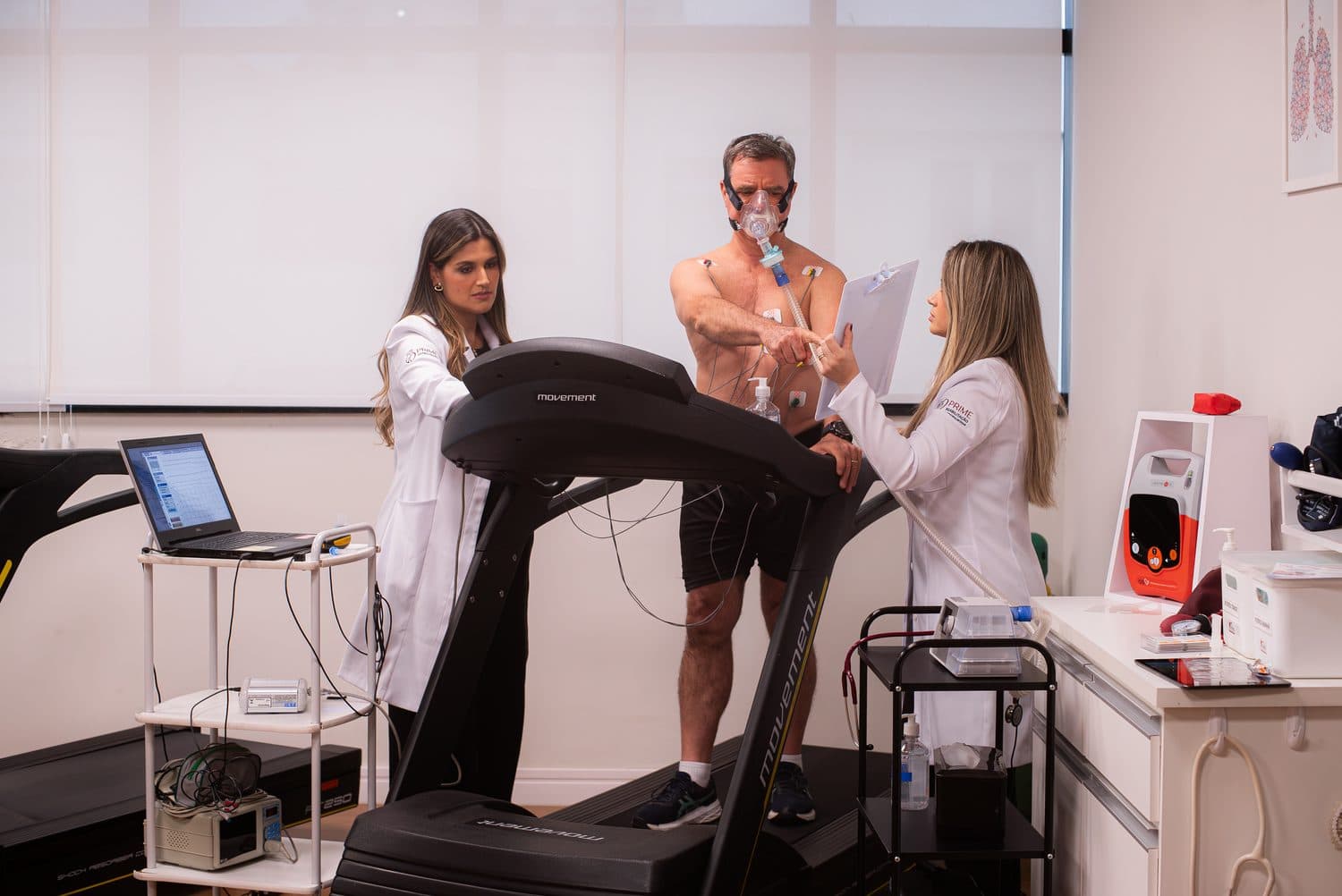 Equipe da Prime Reabilitação em atendimento